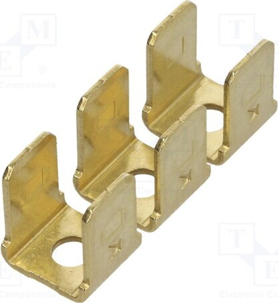 1x Verbinder: flach 0,8mm M3 6,4mm männlich 6x Verbinder,doppelt 1006 -Lötanschlü