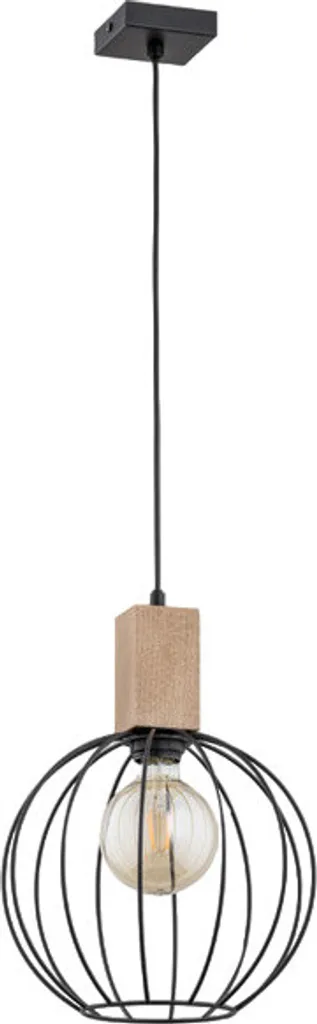 Lustre Suspension Rectangulaire Métal Marron ARIZAN pour Salle à Manger
