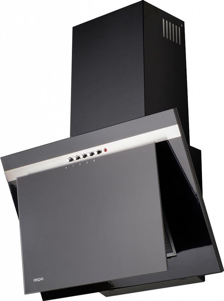 Akpo wk-4 nero line eco wandhängend schwarz, Edelstahl 320 Produktbild 2