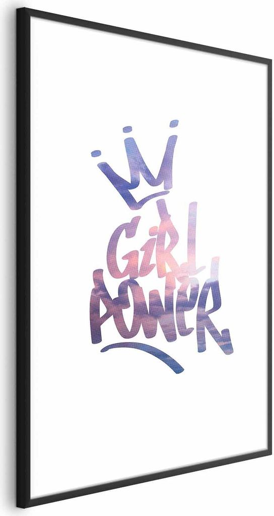 Posterpapier Poster - Girl Power 60x90 cm Text m-A-0864-ao-a