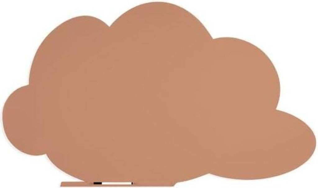 Symbol-Tafel Skinshape Wolke lackiert 100x150cm RAL 3012 beigerot.