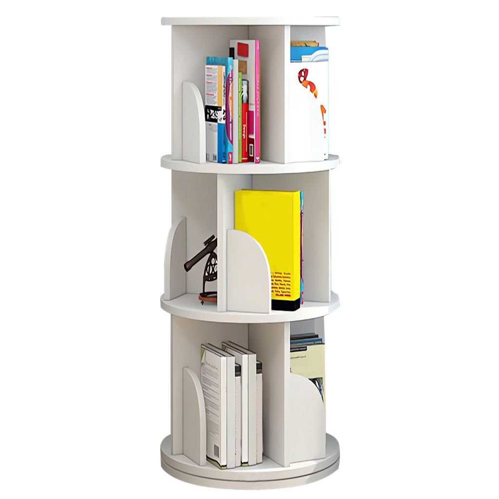 Drehbares Bücherregal mit 3 Ebenen Standregal mit Produktbild 