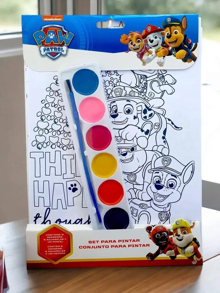 PAW PATROL Psi Patrol kreatives Färbeset PW19755 Kinder Euroswan