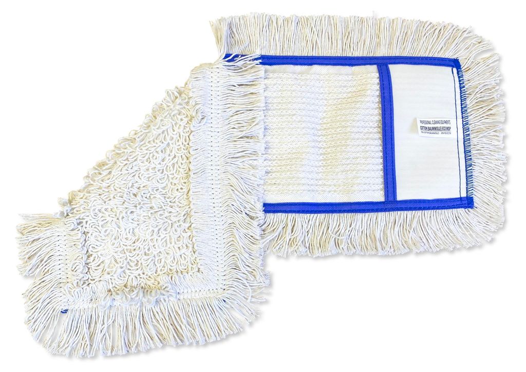 ECO einfacher Baumwollmop blau 40 cm Wischmop, Putzmop, Bodenwischer, Wischbezug