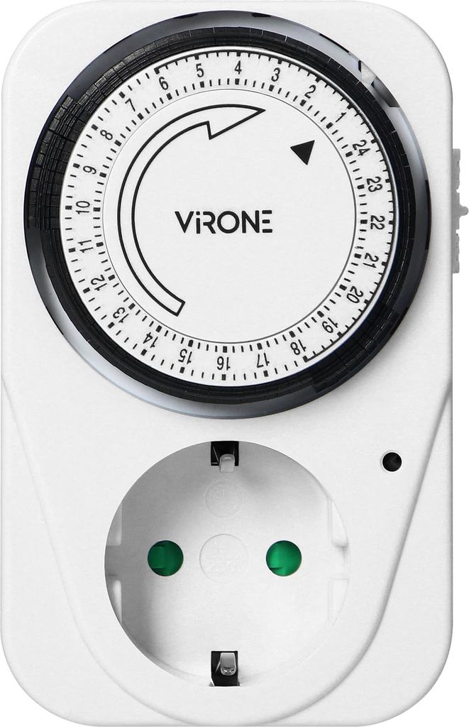 Prise programmable mécanique VIRONE MT-1(GS), Schuko, 230 Image du produit 