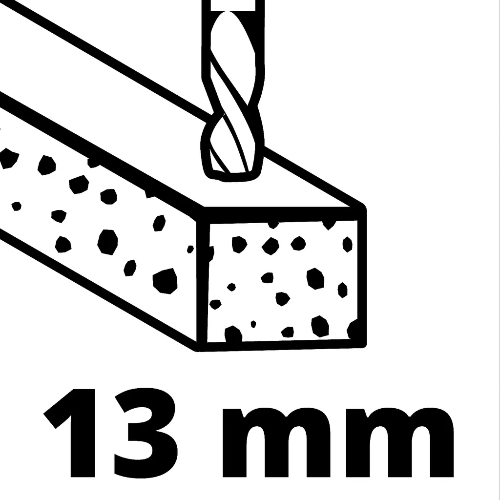 Perceuse à percussion Einhell 4259848 Bicolore - Mandrin 13mm 1010W - 10