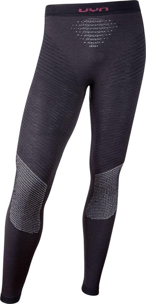 UYN Lange Radunterhose - FUSYON MERINO - Schwarz/Grau S-M