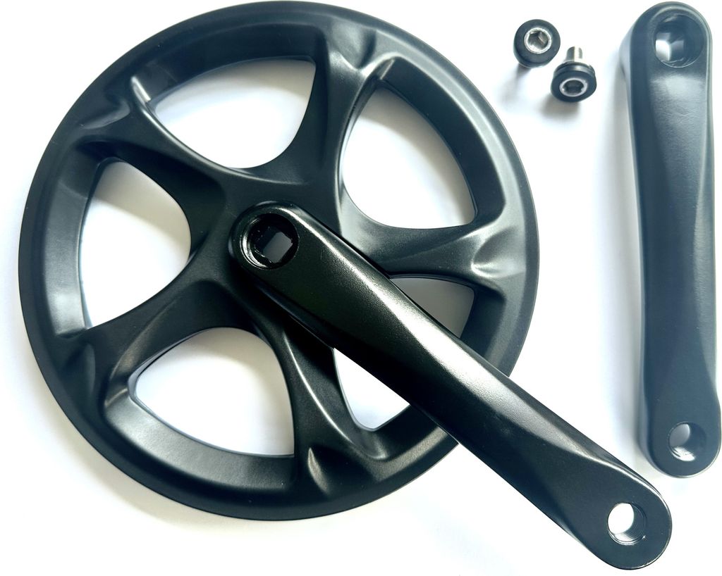 UD Schwarze Kettenradgarnitur Pro Wheel 170 mm, Vierkant, 52 Zähne