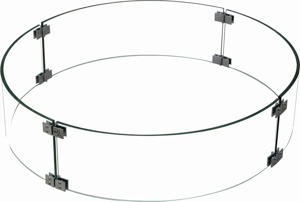 Habillage verre ignifuge pour poêle 300012004 : sécurité et style noir