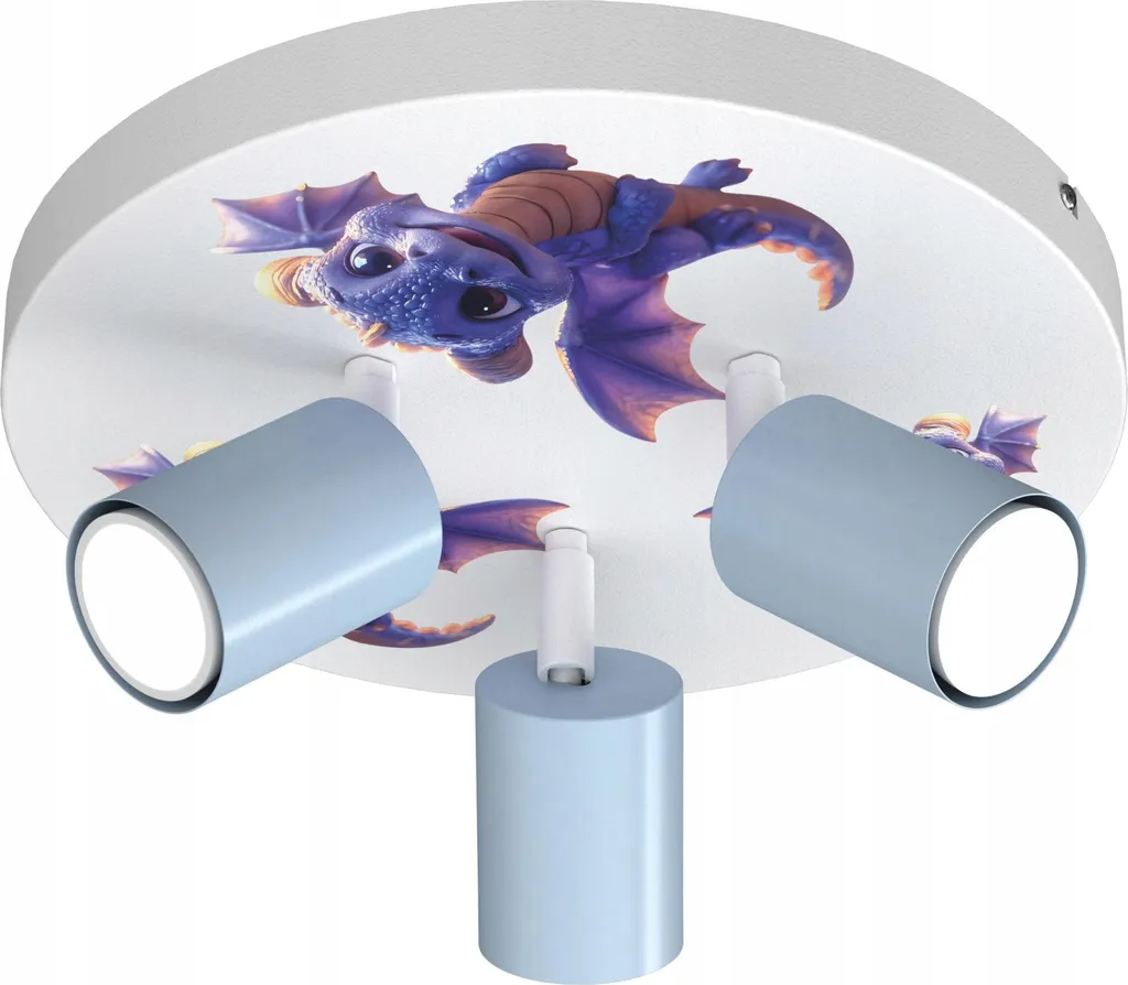 Luminaire Plafonnier Dinosaure LED pour Décoration Chambre de Garçon 40cm
