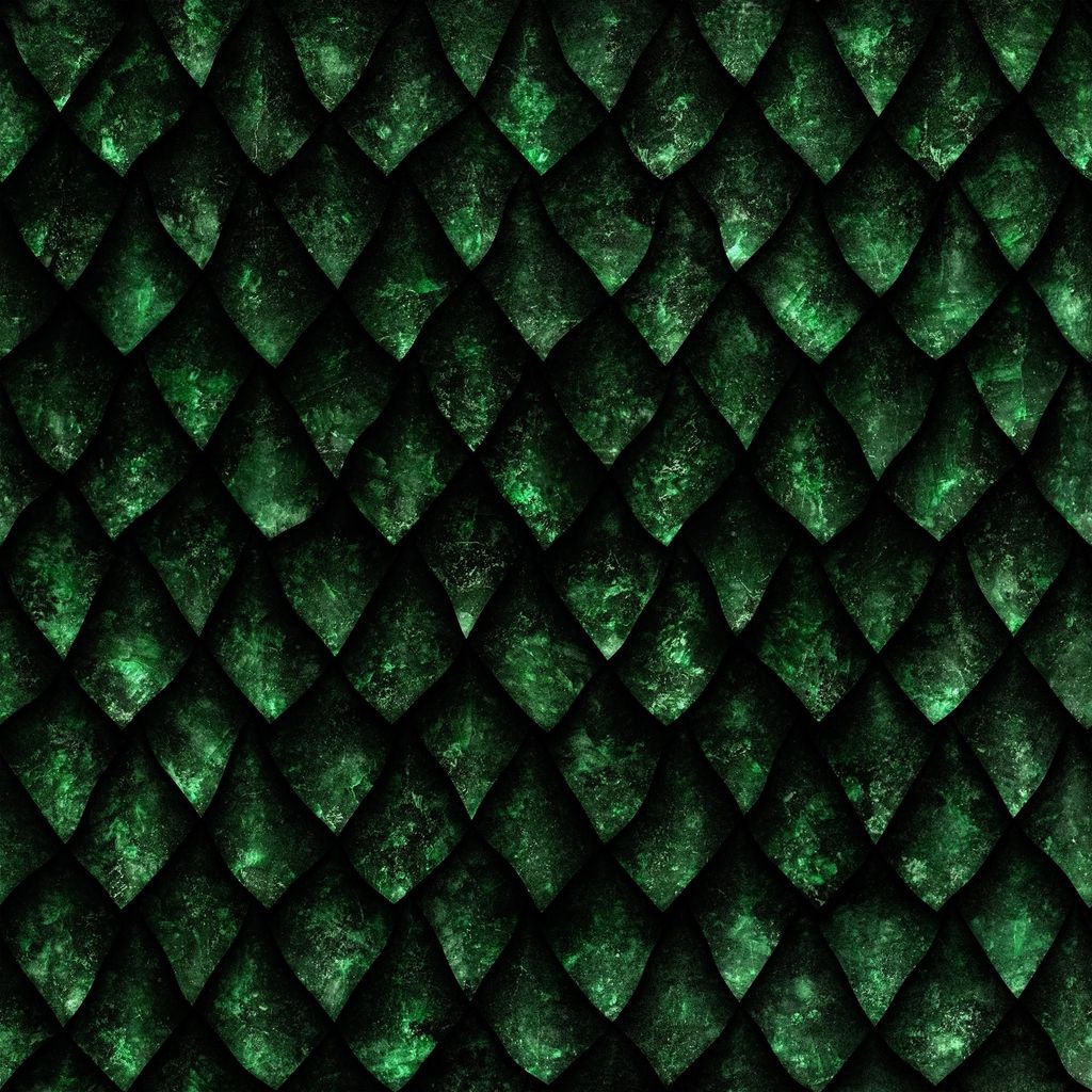 Royal Samt Stoff Polyester Zum Nähen - Motiv Drachenschuppen