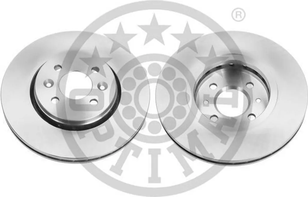 2 Disques de Frein Avant OPTIMAL BS-9068C pour RENAULT Captur J5 H5 280mm
