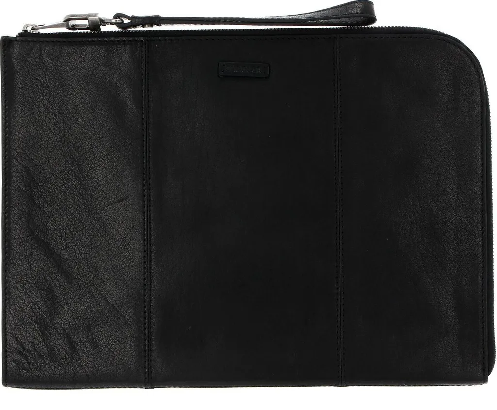 Pochette de Protection en Cuir Noir pour Ordinateur Portable SADDLER 14"