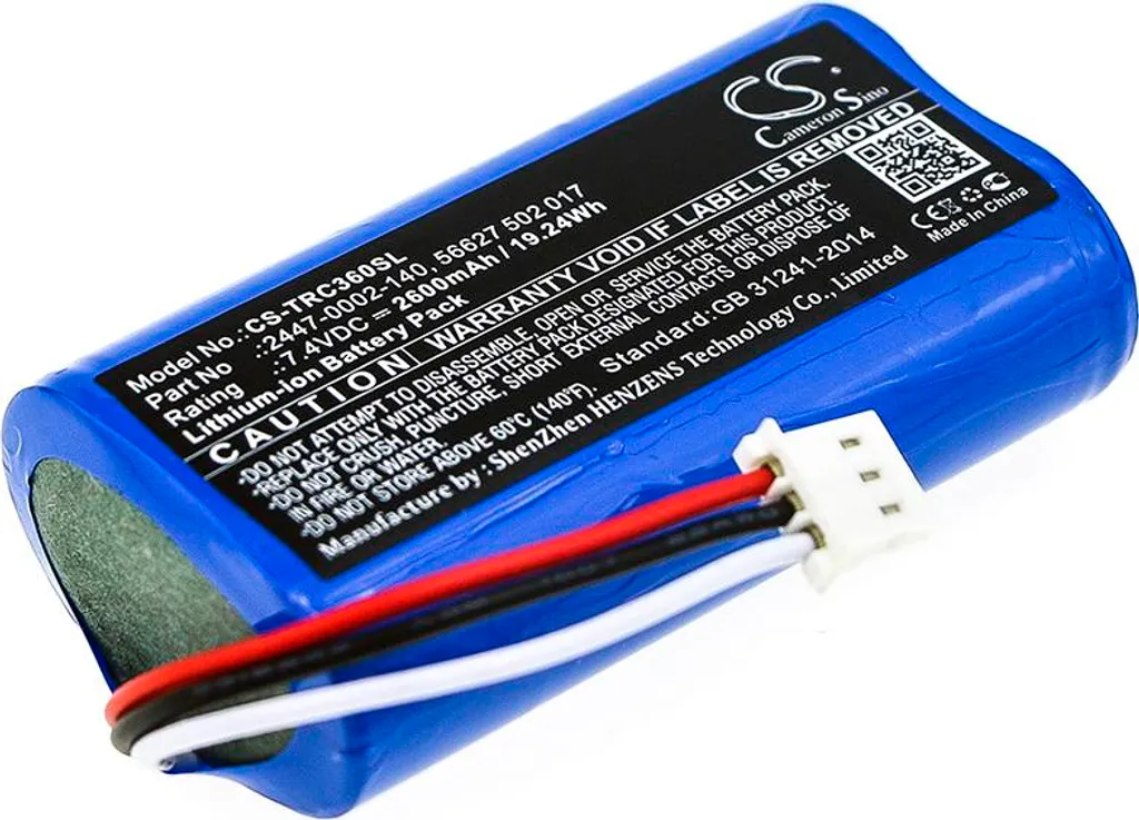 Batteria 2600mAh per Trilithic 360 DSP E-400 | TECHTEK 56627 502 017