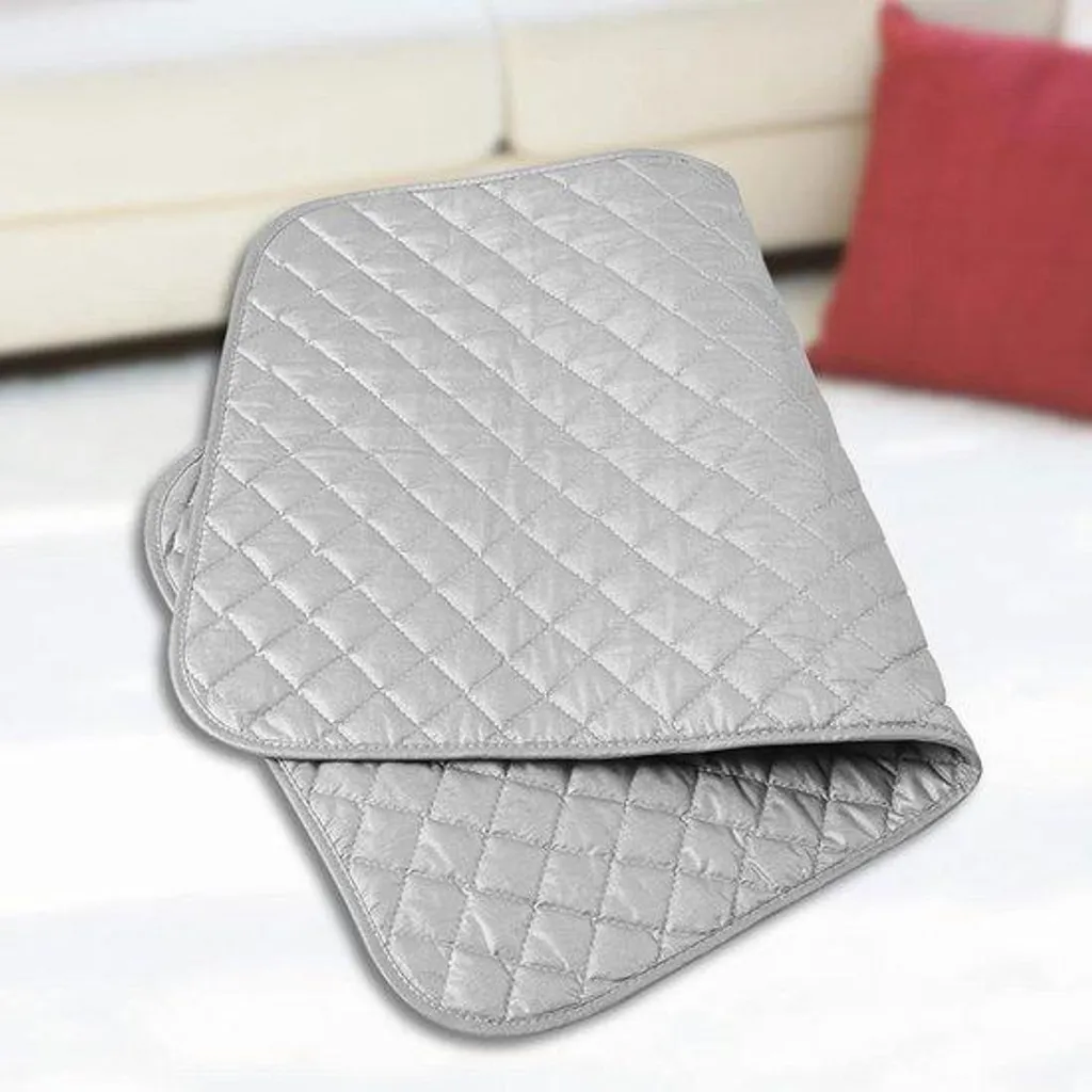 Tapis de repassage thermorésistant en coton 85x48 cm lavable machine