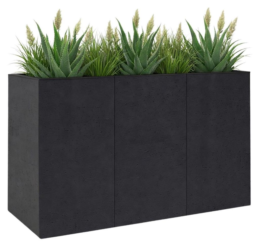 HOWHOMELY | Donica – doniczka – czarny – 90 x 30 x 60 cm – Zdjęcie produktu 