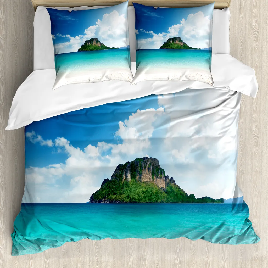ABAKUHAUS Copripiumino Paradiso Tropicale 155x220 Antiacaro