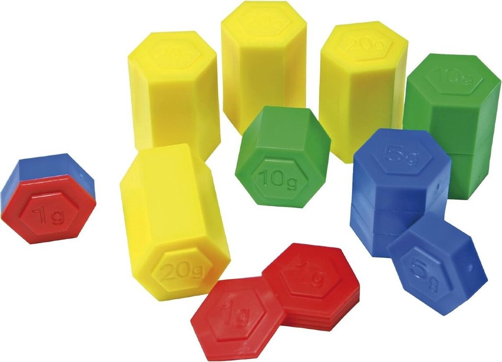 EDUPLAY 120-044 Gewichte, bunt (1 Set)