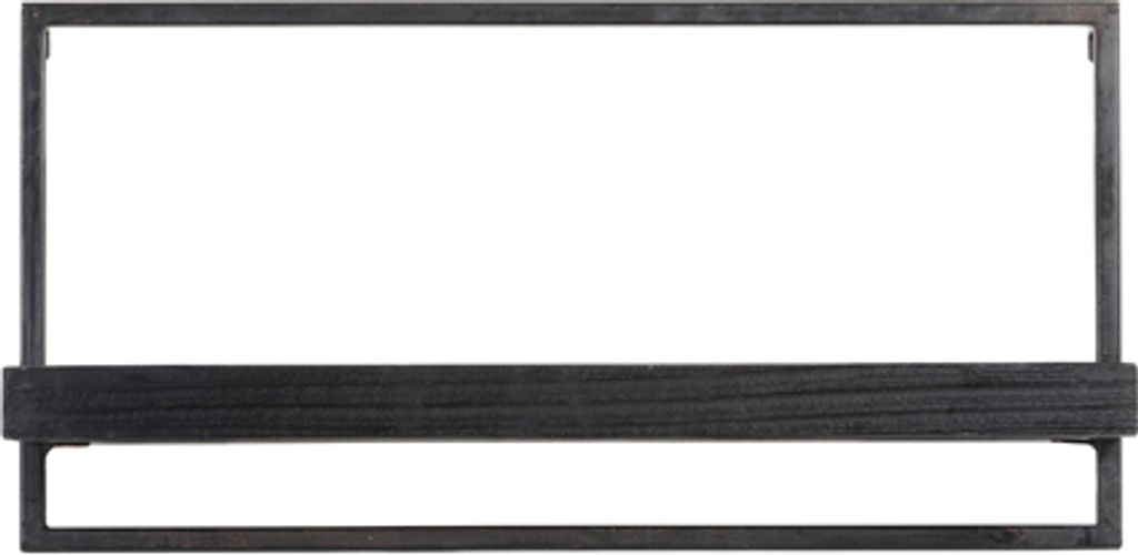 Light & Living - Wandregal MADDISON - 60x15x30cm - Schwarz