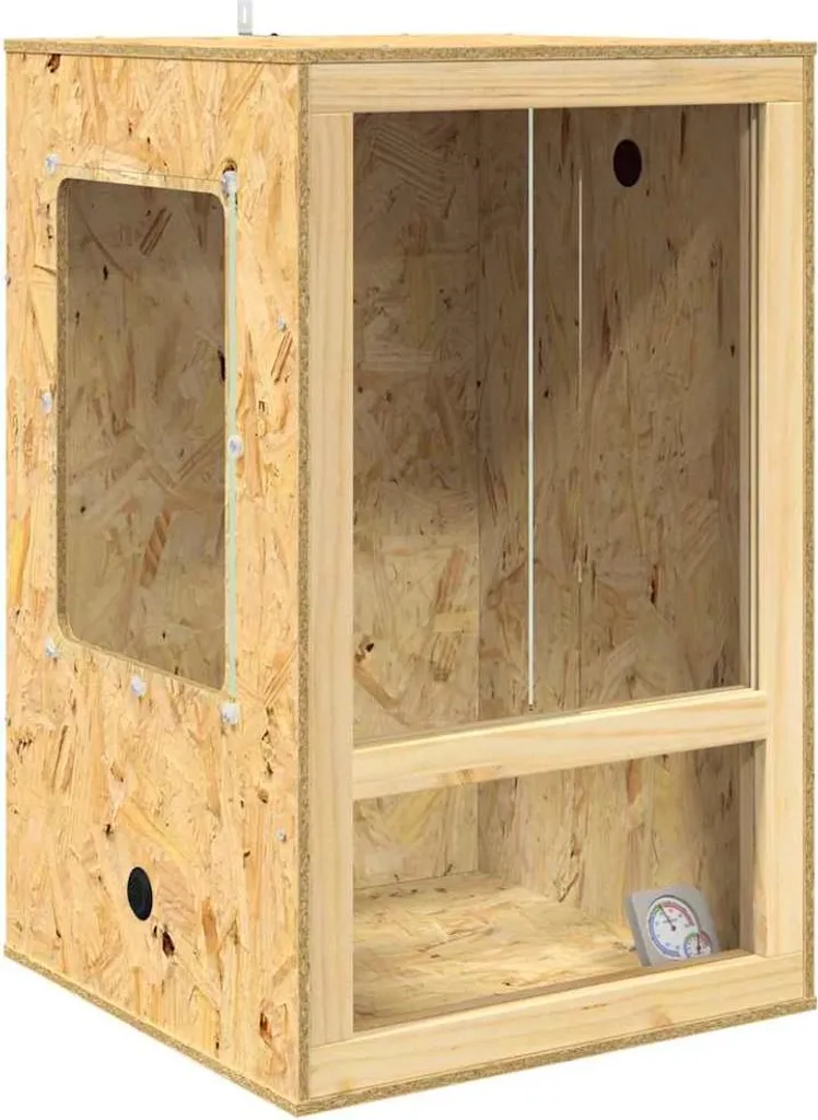 Arreda con Natura: Terrario vidaXL OSB Marrone 50x50x80 cm