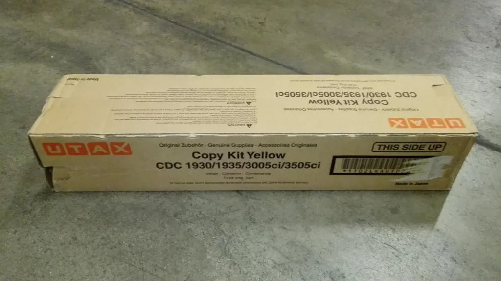 Toner jaune Utax 653010016 : finissez-en avec les traces d'impression - B