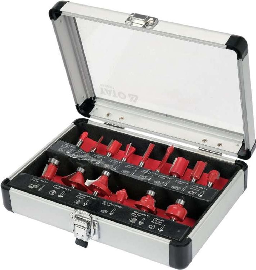 Yato YT-68007, Bit-Satz, 6 mm, 15 Stück(e), 3, 6, 6,35, 12, Produktbild 