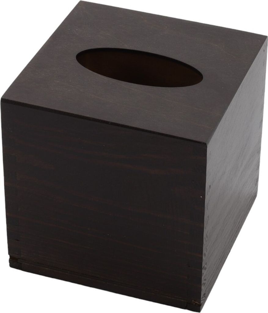 Taschentücherbox Quadrat Braun Produktbild 