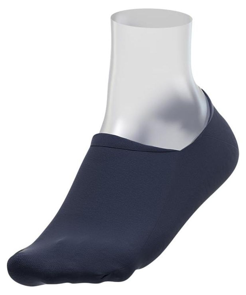 2 Paar Blaue Sneakersocken Größe 35-38, nahtlos, Antirutsch, dünn, Antitranspirant