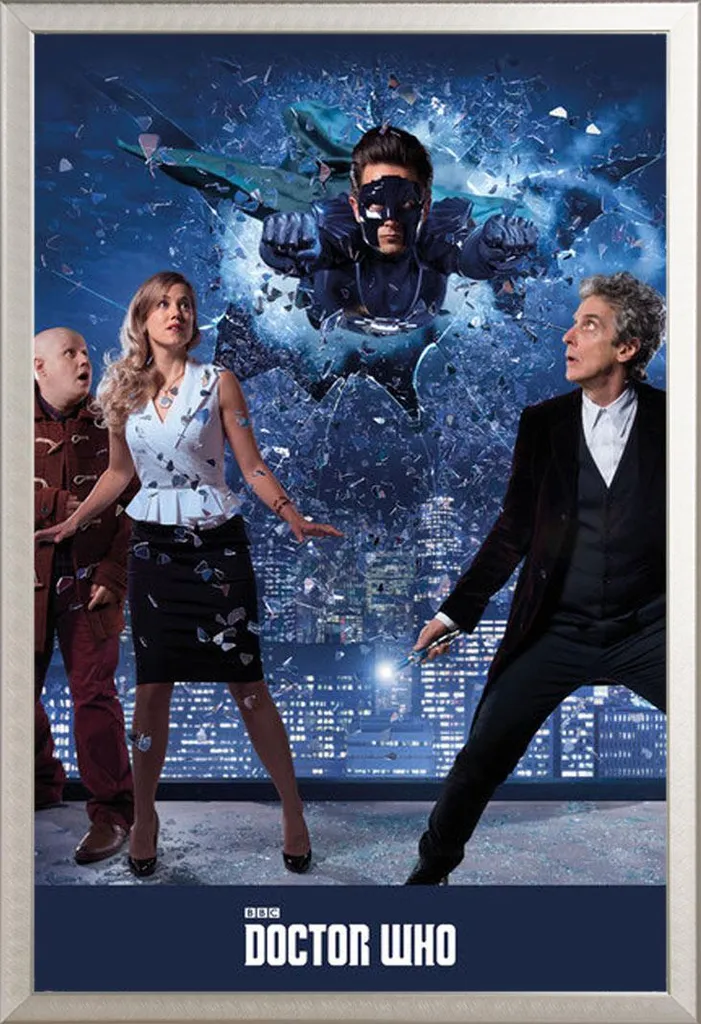 Poster Incorniciato Doctor Who 2016 Maxi Alluminio Shinsuke Argento