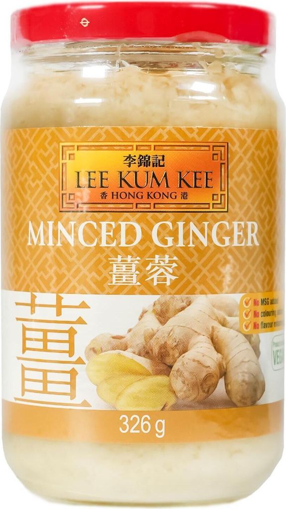 Lee Kum Kee Gehackter Ingwer 326g Produktbild 
