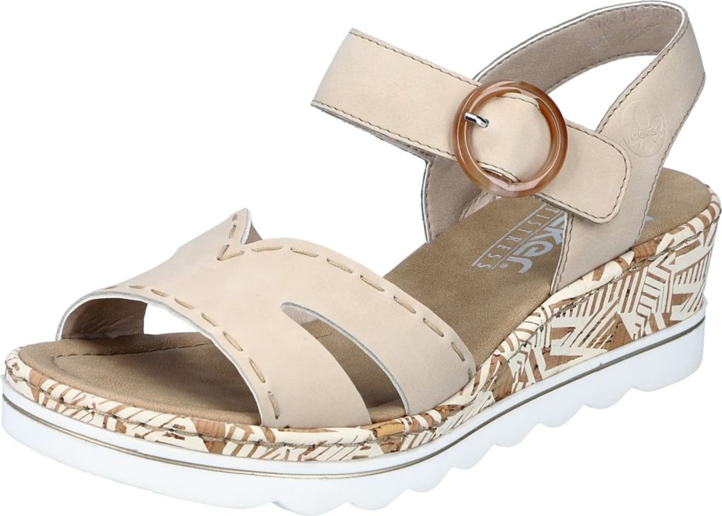 Rieker Keilsandaletten 67173 Damen 31353430373139 Beige 37 Produktbild 4