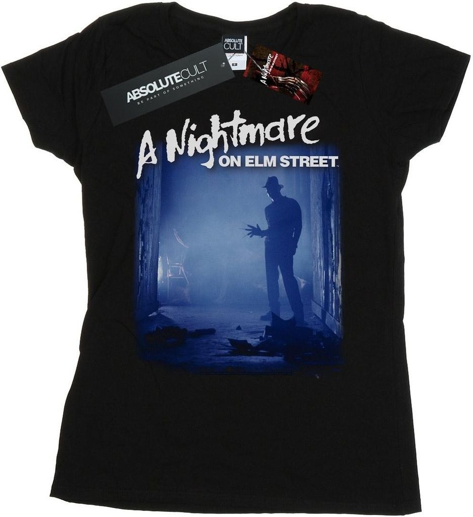 A Nightmare On Elm Street - "Is Waiting" T-Shirt für Damen BI36148 (S) (Schwarz)