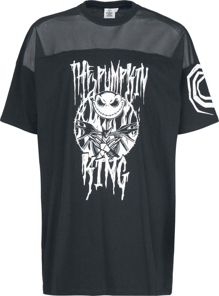 The Nightmare Before Christmas T-Shirt Damen Jack Skellington - Pumpkin King schwarz L