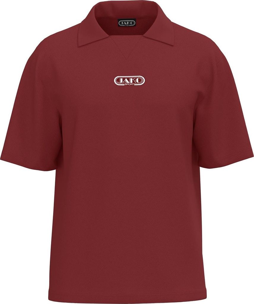 Jako Polo Wardrobe - rubinrot, Größe:S