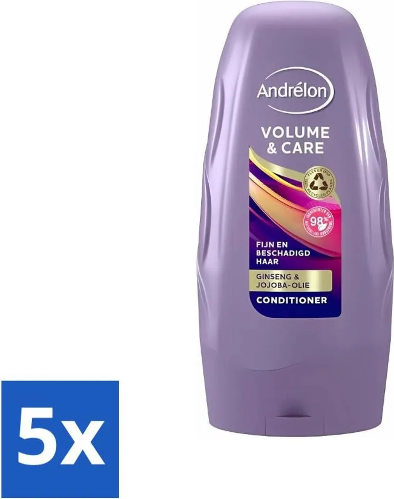 Andrélon Volume & Care Balsamo 5 Pezzi - Offerta Valore Capelli Fini