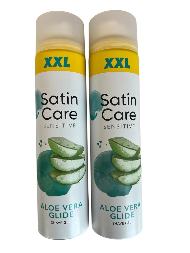 Gillette Venus Satin Care Rasiergel mit Aloe Vera, 2-er Set, 2x240ml
