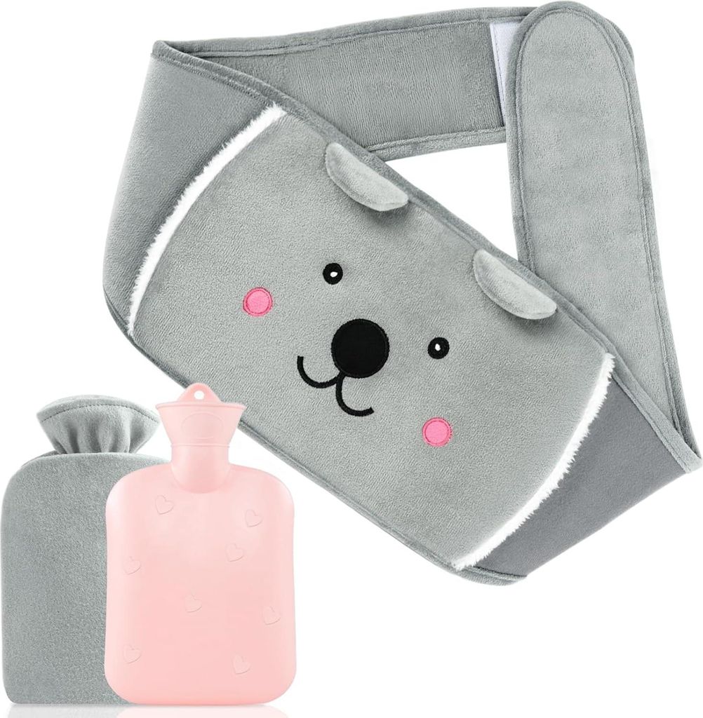 Wärmflasche Wärmflaschengürtel Gummi Wärmflasche mit Produktbild 