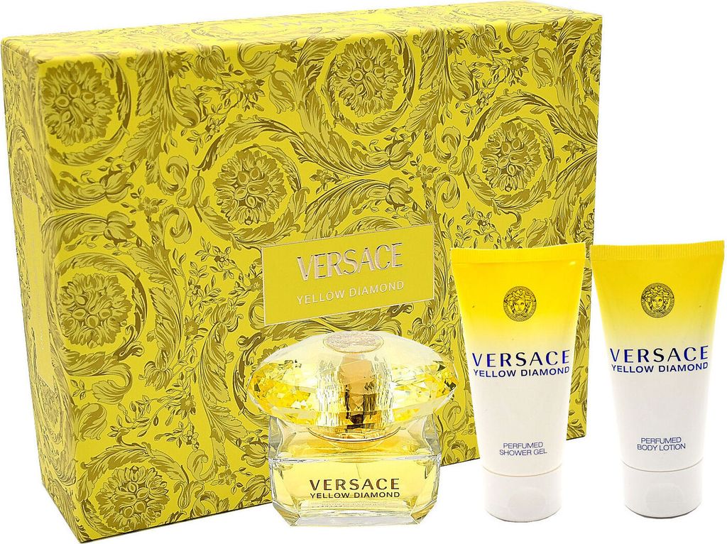 Versace Yellow Diamond 50ml EDT + 50ml Duschgel + 50ml Kö Image du produit 