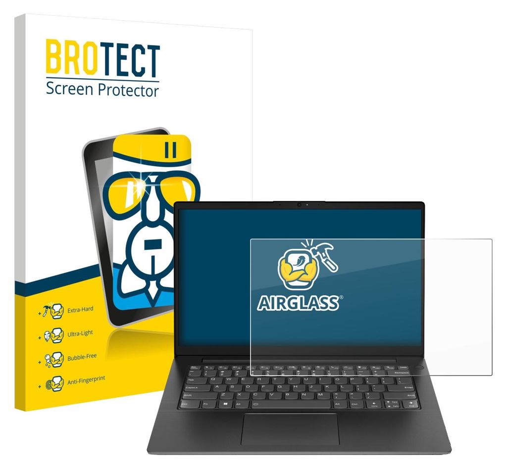 BROTECT Schutzglas für Lenovo V14 Gen 5 Schutzfolie Panzer Folie Glas Display Schutz klar