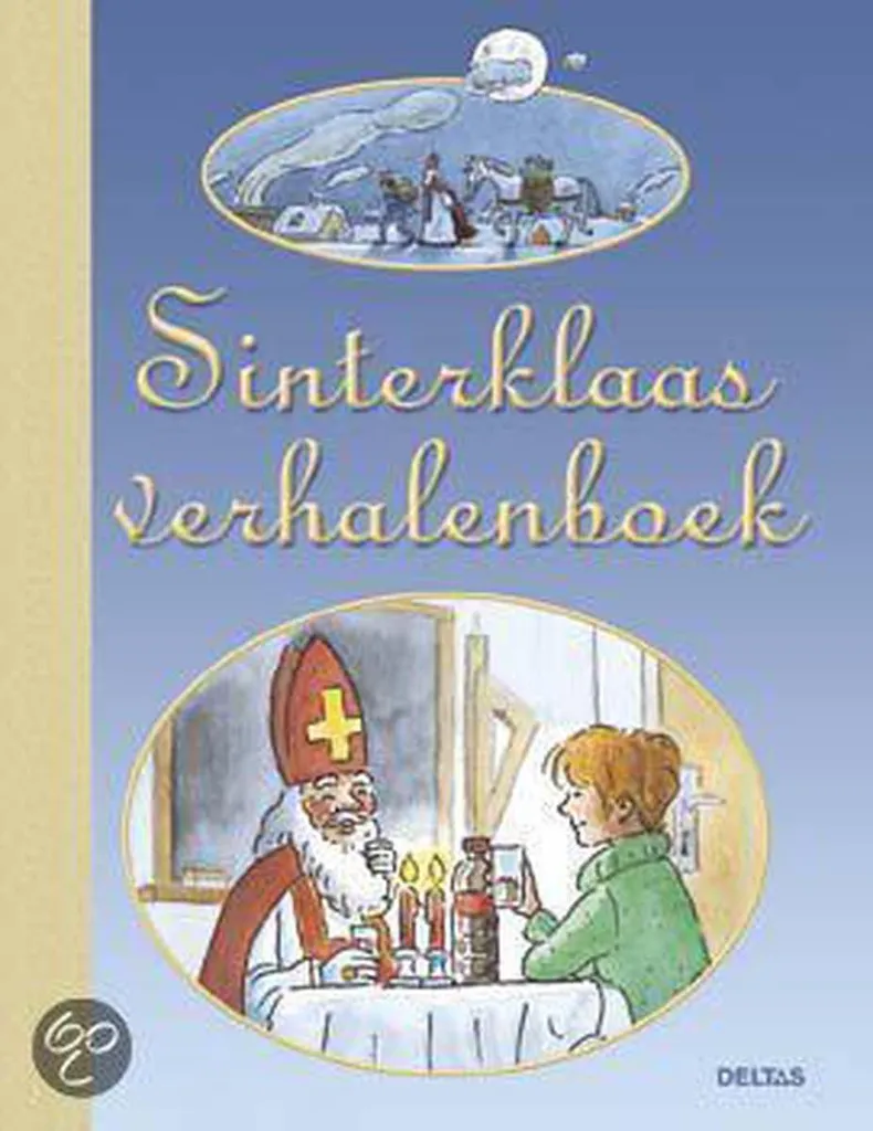 Livre de contes de Saint Nicolas Delta avec illustrations couleurs