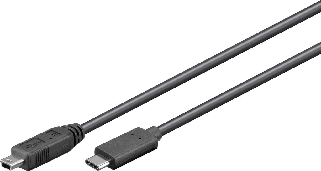 Goobay 67989, 0,5 m, Mini-USB B, USB C, USB 2.0, Produktbild 