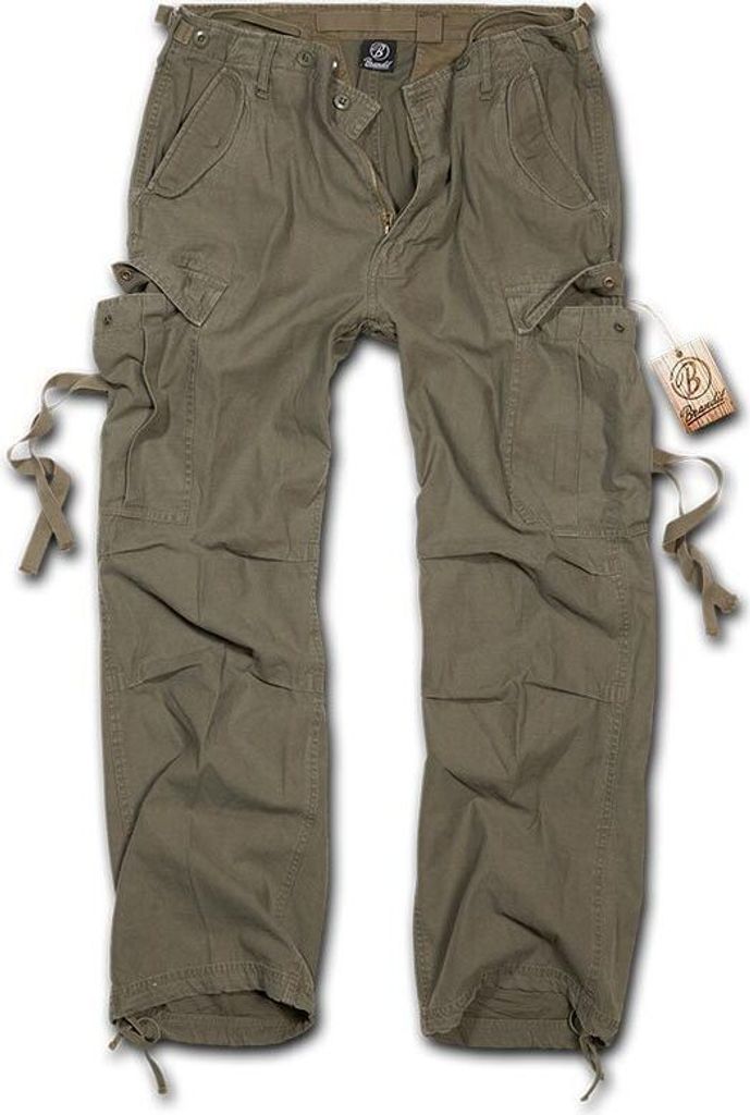 Brandit M-65 Vintage broek, kleuren: zwart, maat: 5XL Productafbeelding 