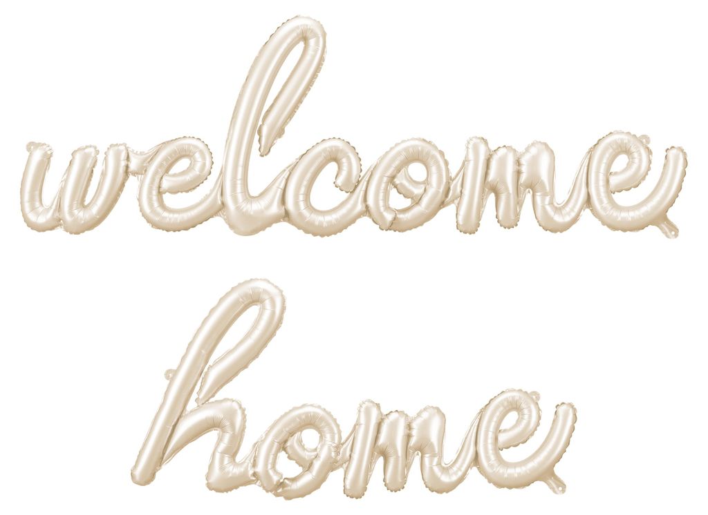 PartyDeco FB272S-033J, Spielzeugballon, Folie, Cappuccino, Einfarbig, Universal, Letter