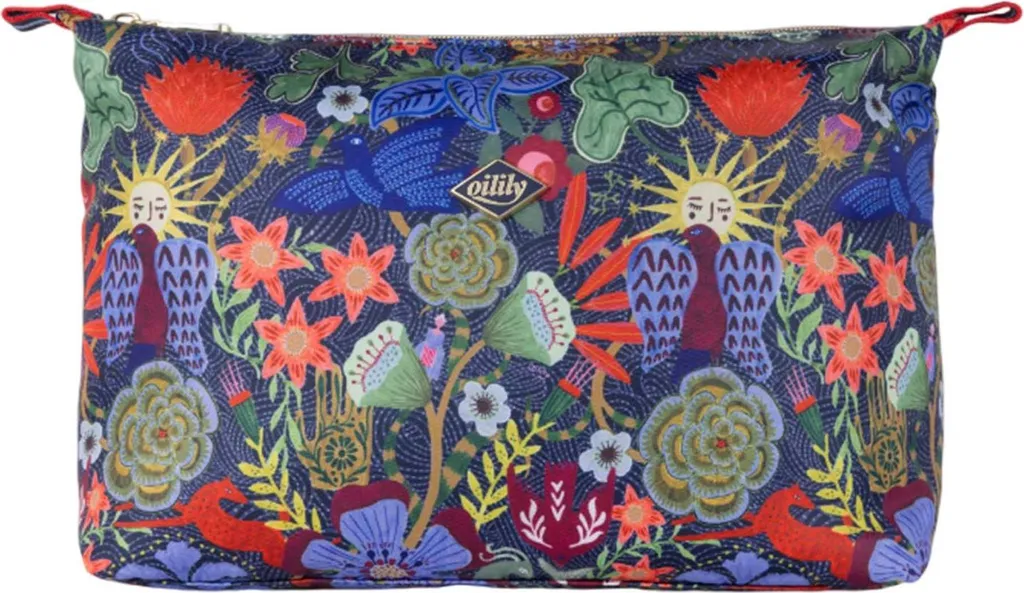 Oilily Claire Borsa Toilette Viaggio | Patriot Blue Colorato Anti-Urto