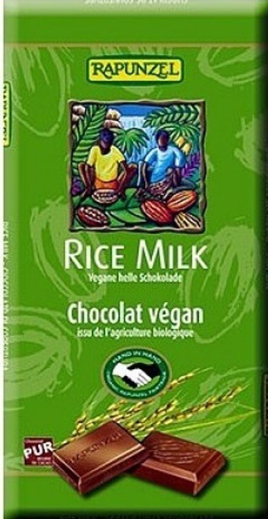 Rapunzel 1430295, Mléčná čokoláda, 100 g, 2324 kJ, 557 Obrázek produktu 