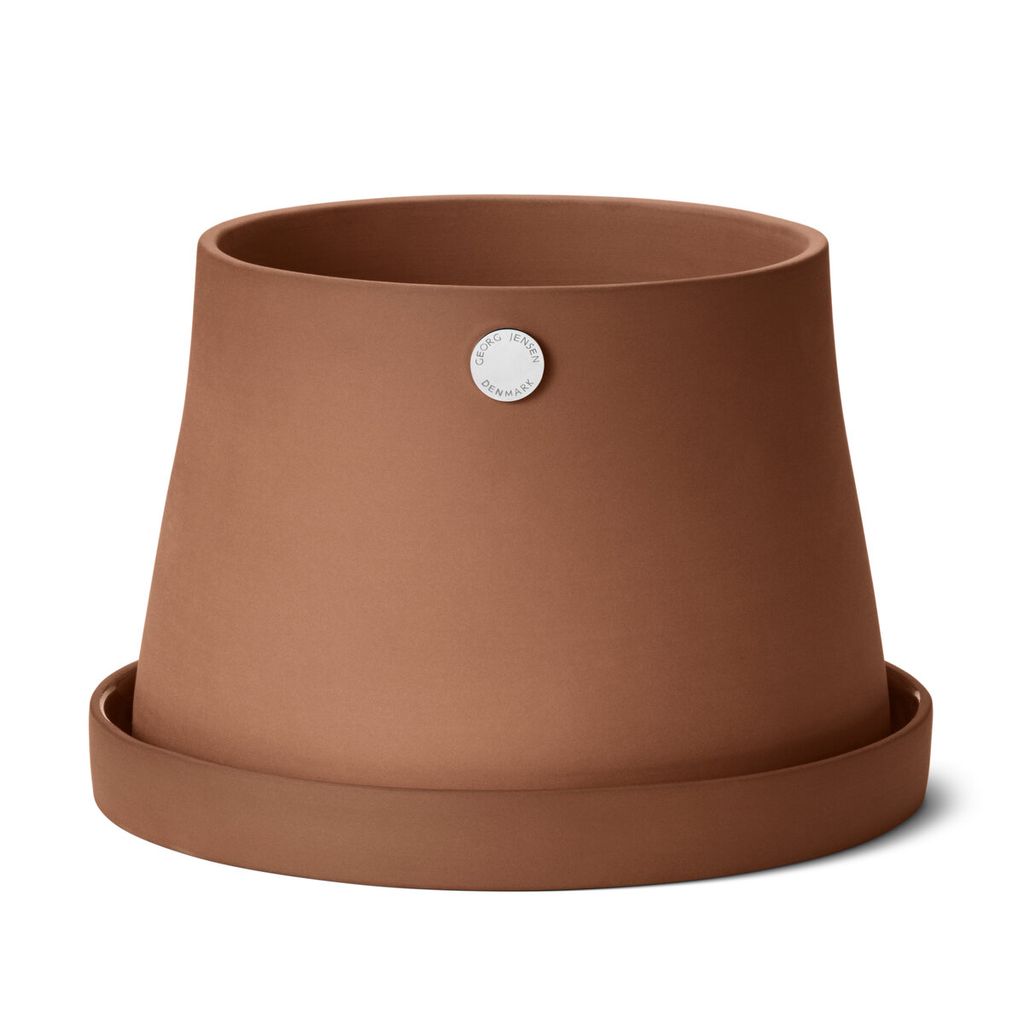 Georg Jensen TERRA POT INCL SAUCER TERRACOTTA Ø: 160 MM/212 MM 10017656