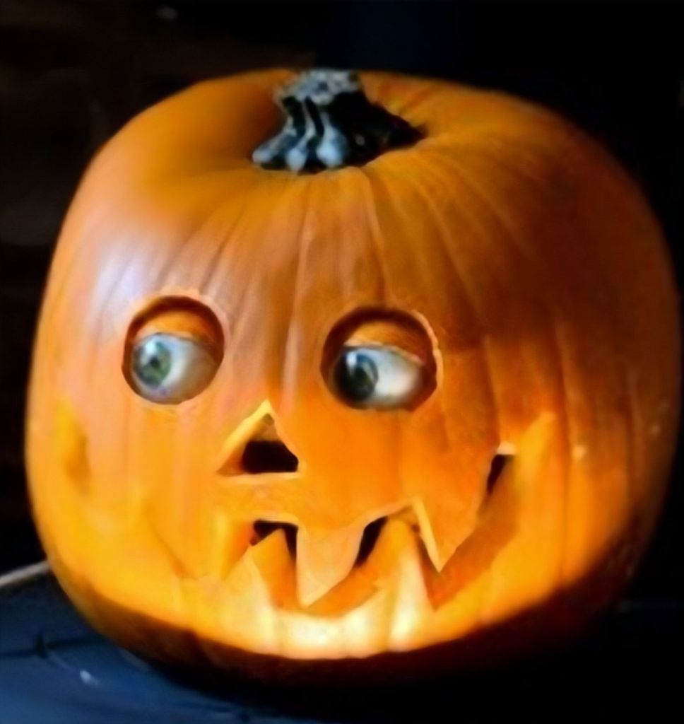 Strašidelná halloweenska tekvica, dekorácie z tekvice, Obrázok produktu 
