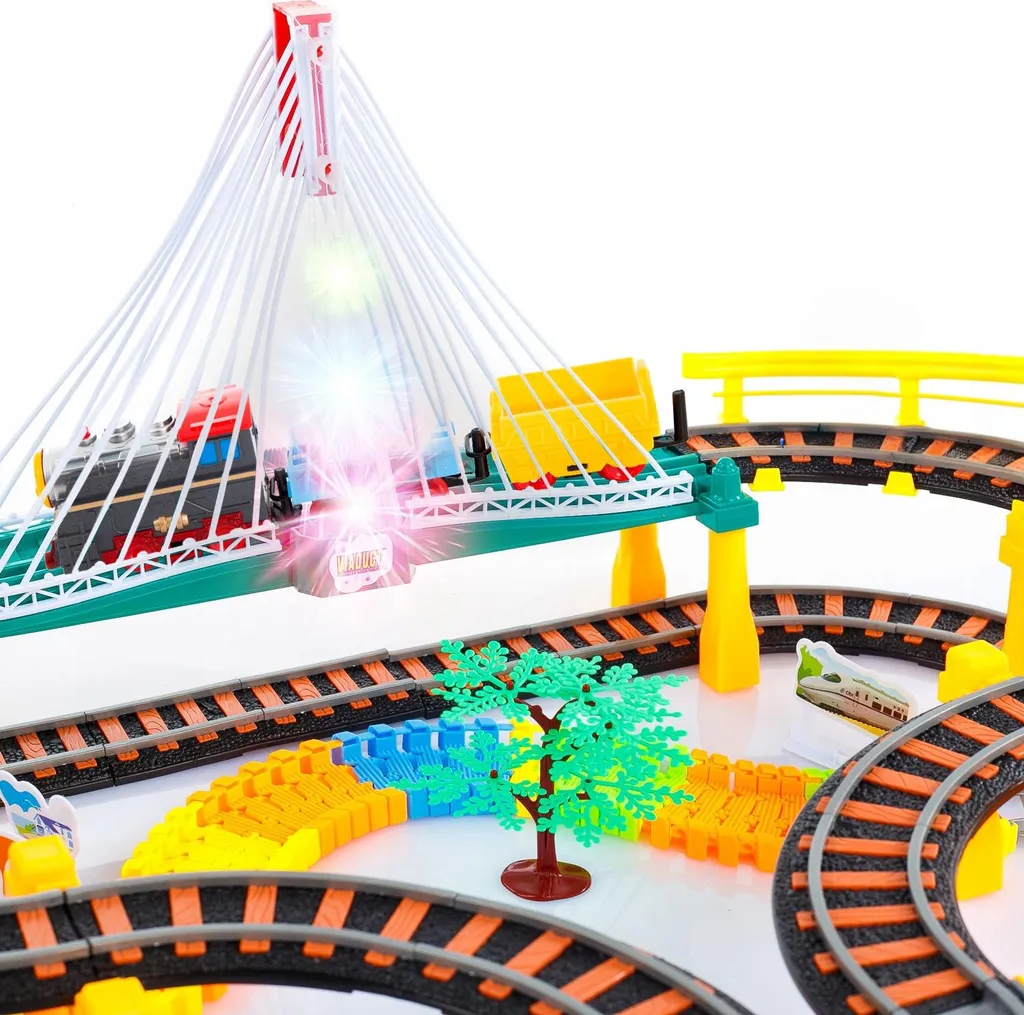 Circuit Train et Auto 2en1 : Fini l'Ennui avec 192 Pièces Son et Lumière