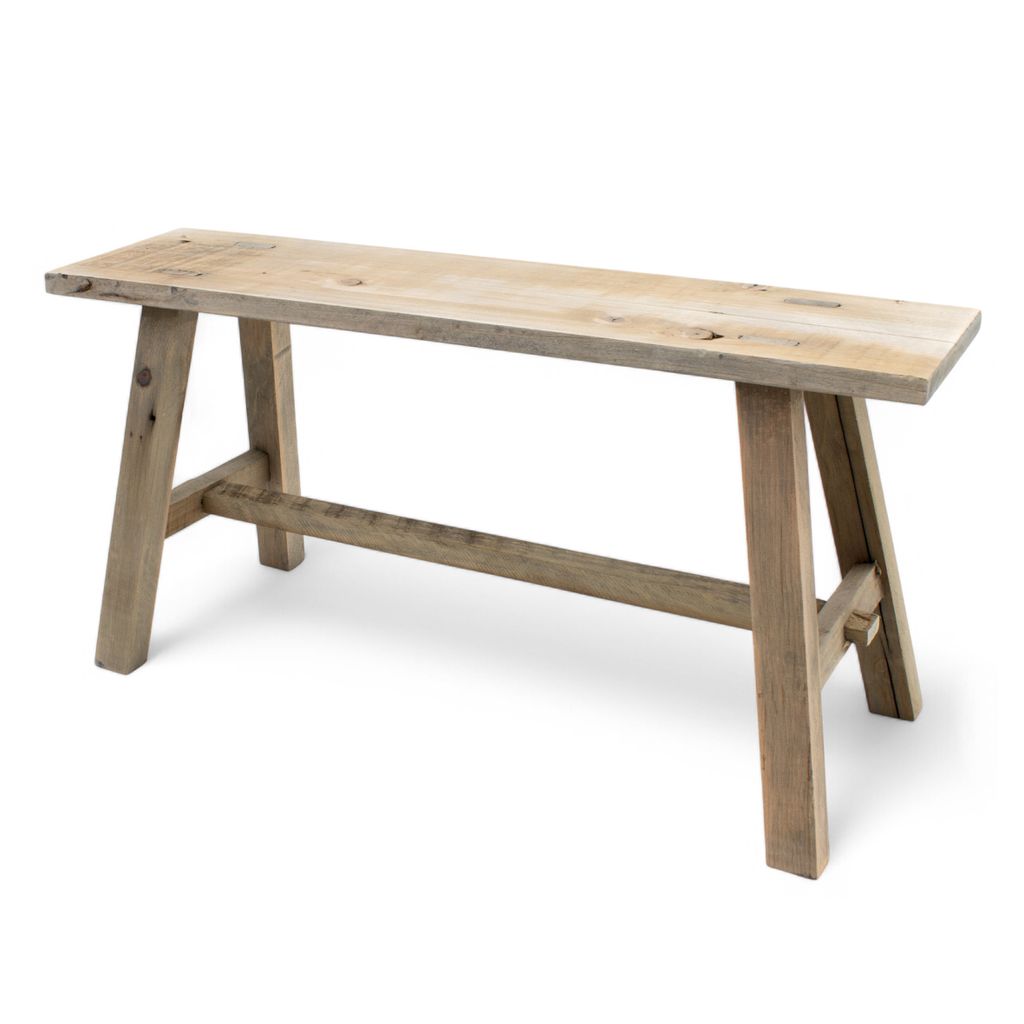 Deco lavička na kvety zo starého dreva - 58 cm - Malá Obrázok produktu 1