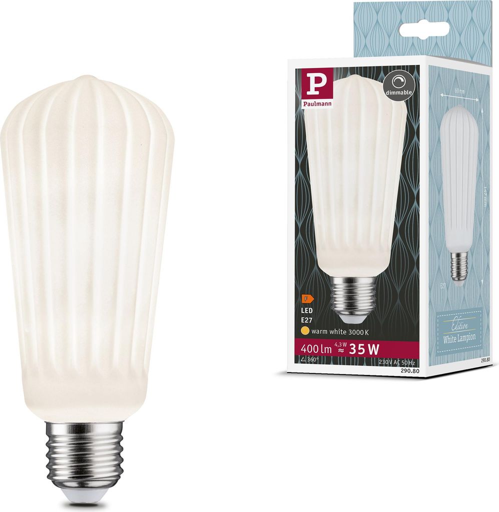 Paulmann White Lampion Filament 230V LED Kolben